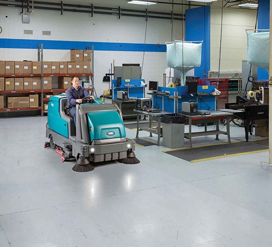 M17 电瓶式扫洗一体机制造业场景设施